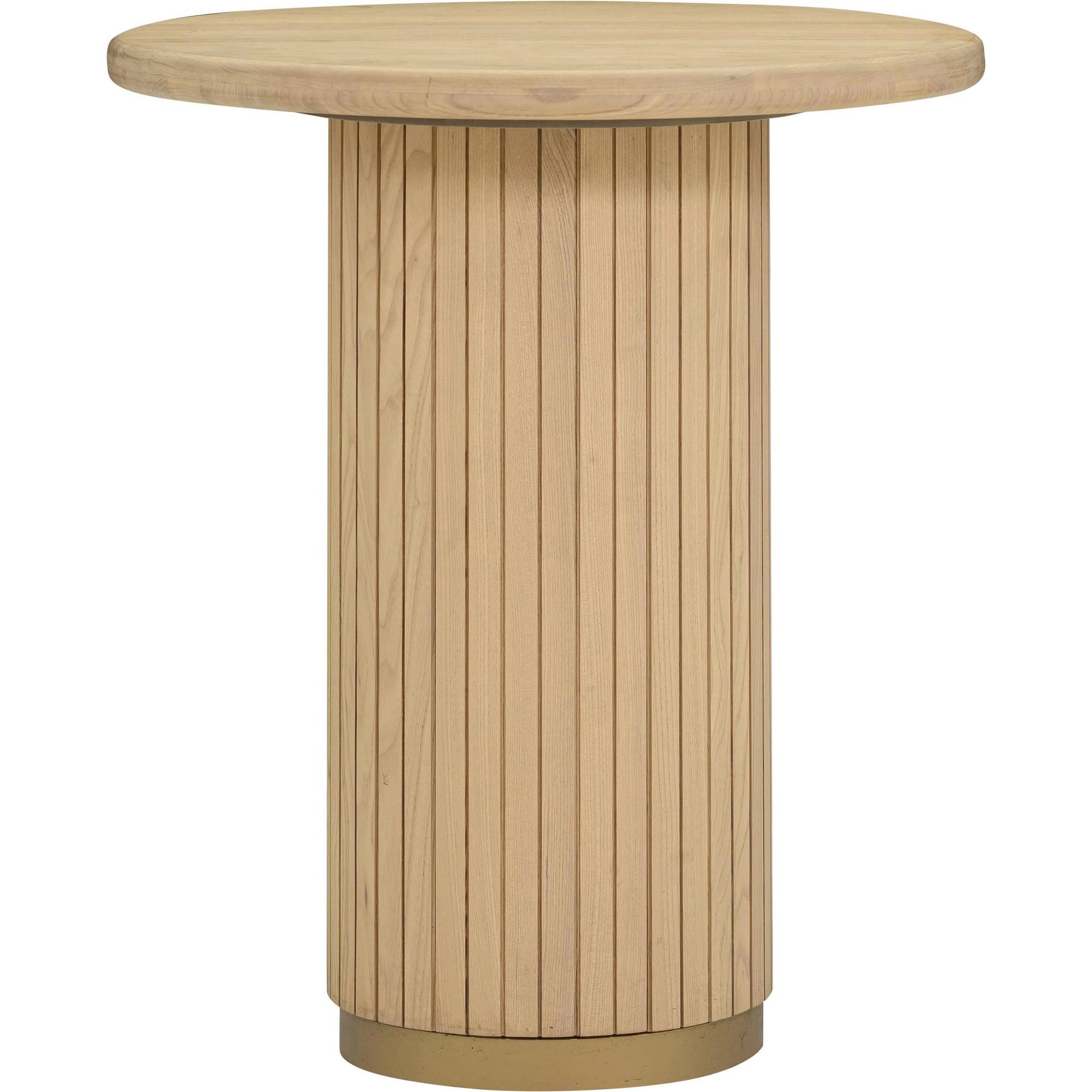 Chelsea Entry Table by TOV Furniture. Made from mdf, metal, oak, oak veneer in a modern style.