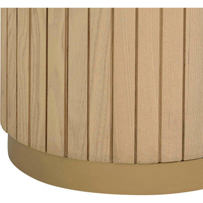 Chelsea Entry Table by TOV Furniture. Made from mdf, metal, oak, oak veneer in a modern style.