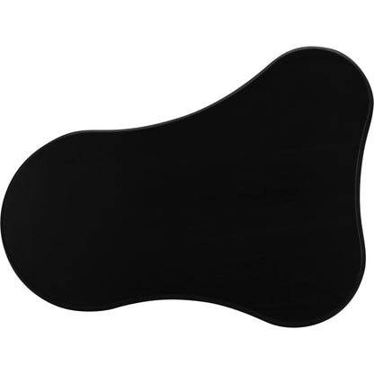 Gotham Onyx Coffee Table by TOV Furniture in black. Made from ash veneer, rubberwood in a modern style.