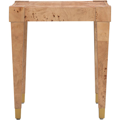 Brandyss Burl End Table by TOV Furniture. Made from unique in a modern style.