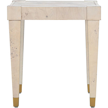 Brandyss Burl End Table by TOV Furniture. Made from unique in a modern style.