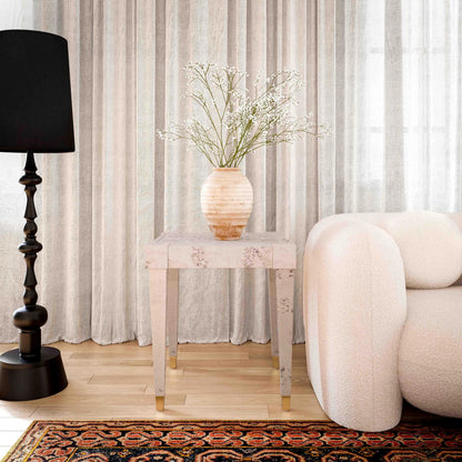 Brandyss Burl End Table by TOV Furniture. Made from unique in a modern style.