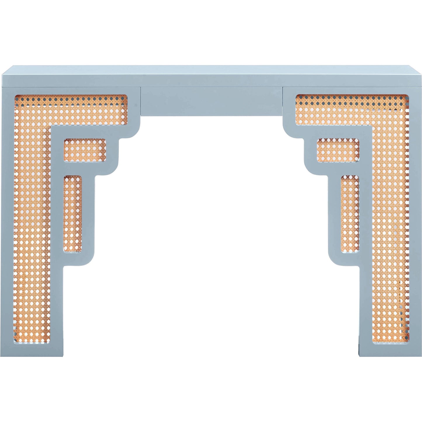 014 SI-2107552 | Additional Silo | Suzie Rattan Console Table by TOV Furniture. Made from mdf, rattan in a modern style.