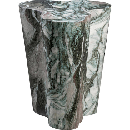 Slab Side Table by TOV Furniture. Made from concrete in a modern style.