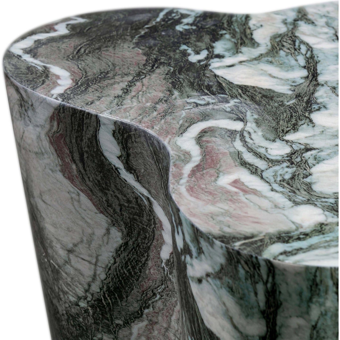 050 SI-1984382 | Closeup | Slab Side Table by TOV Furniture. Made from concrete in a modern style.