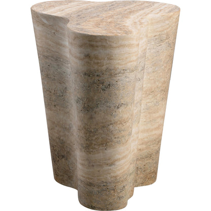 Slab Side Table by TOV Furniture. Made from concrete in a modern style.