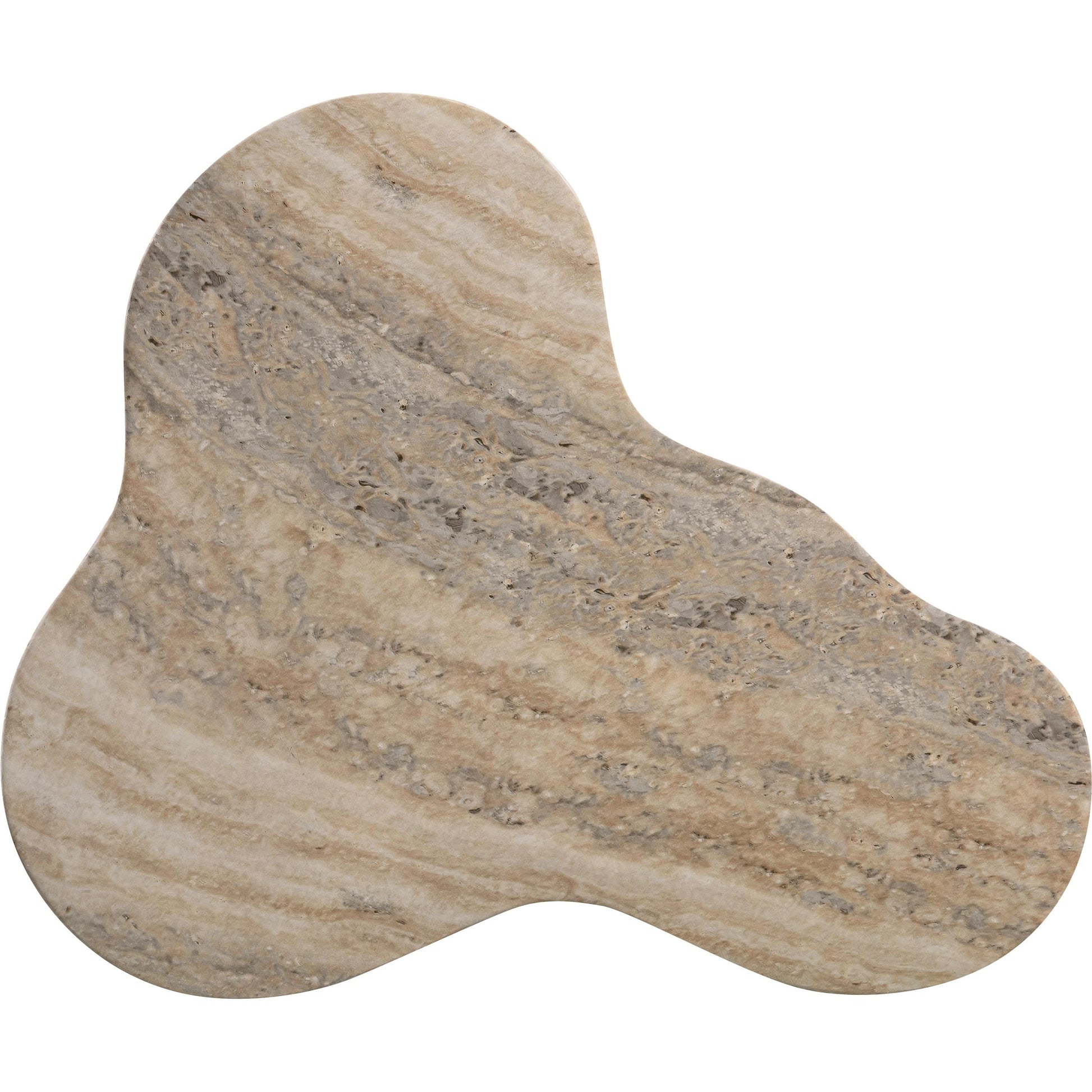 Slab Side Table by TOV Furniture. Made from concrete in a modern style.