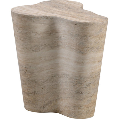 Slab Side Table by TOV Furniture. Made from concrete in a modern style.