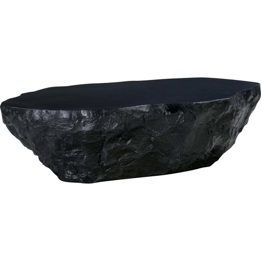Crag Coffee Table by TOV Furniture. Made from concrete in a rustic style.