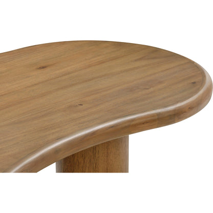 Gotham Coffee Table by TOV Furniture in cognac. Made from acacia, acacia veneer, plywood in a modern style.