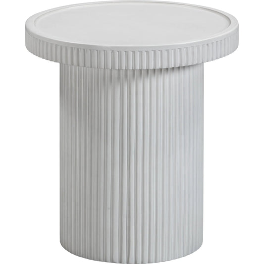 Darcy Concrete Indoor/Outdoor Side Table by TOV Furniture. Made from concrete in a unique style.