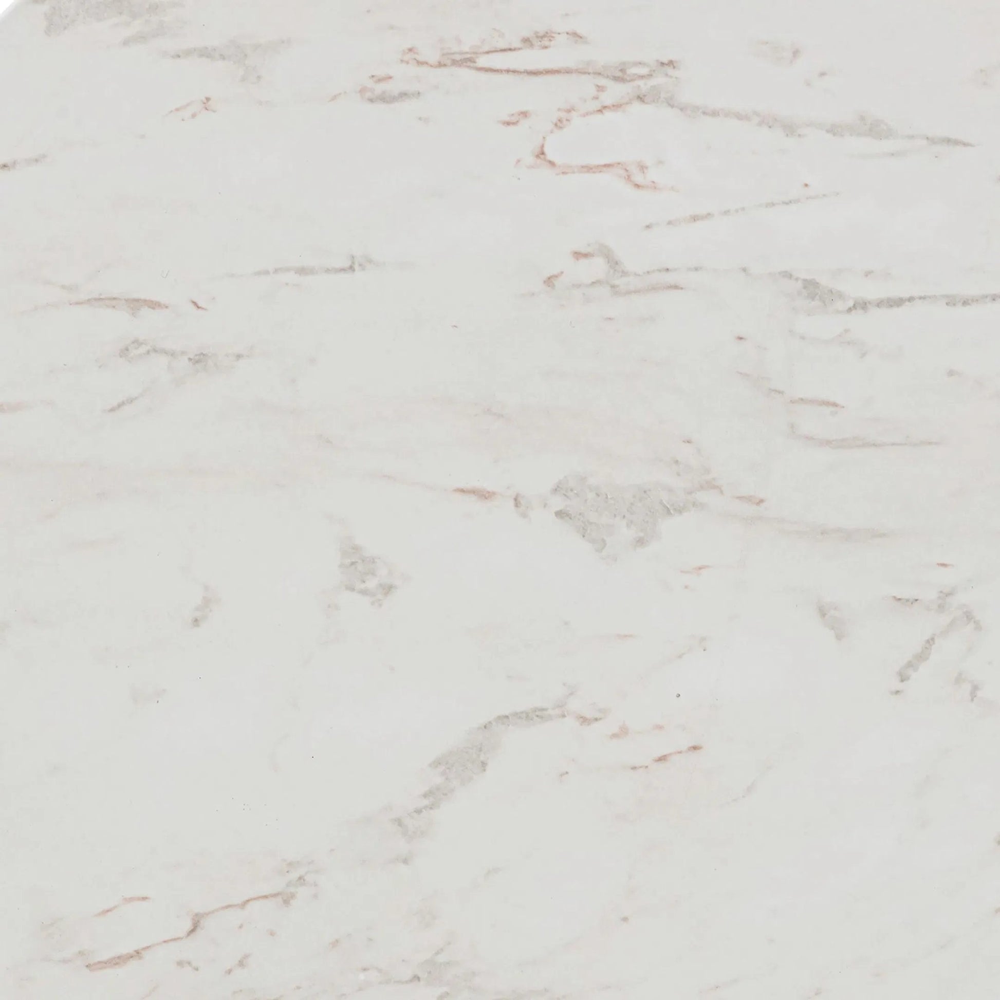 Chip Marble Print Indoor/Outdoor Side Table by TOV Furniture in white. Made from concrete in a modern style.