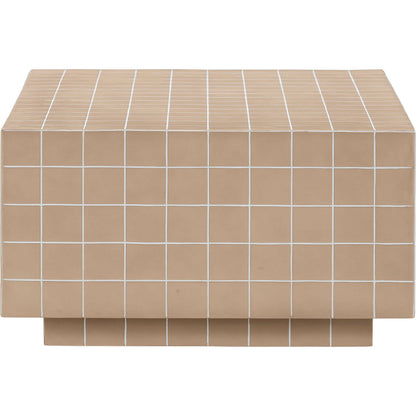 Mixie Tile Indoor / Outdoor Coffee Table by TOV Furniture. Made from concrete in a eclectic & global style.