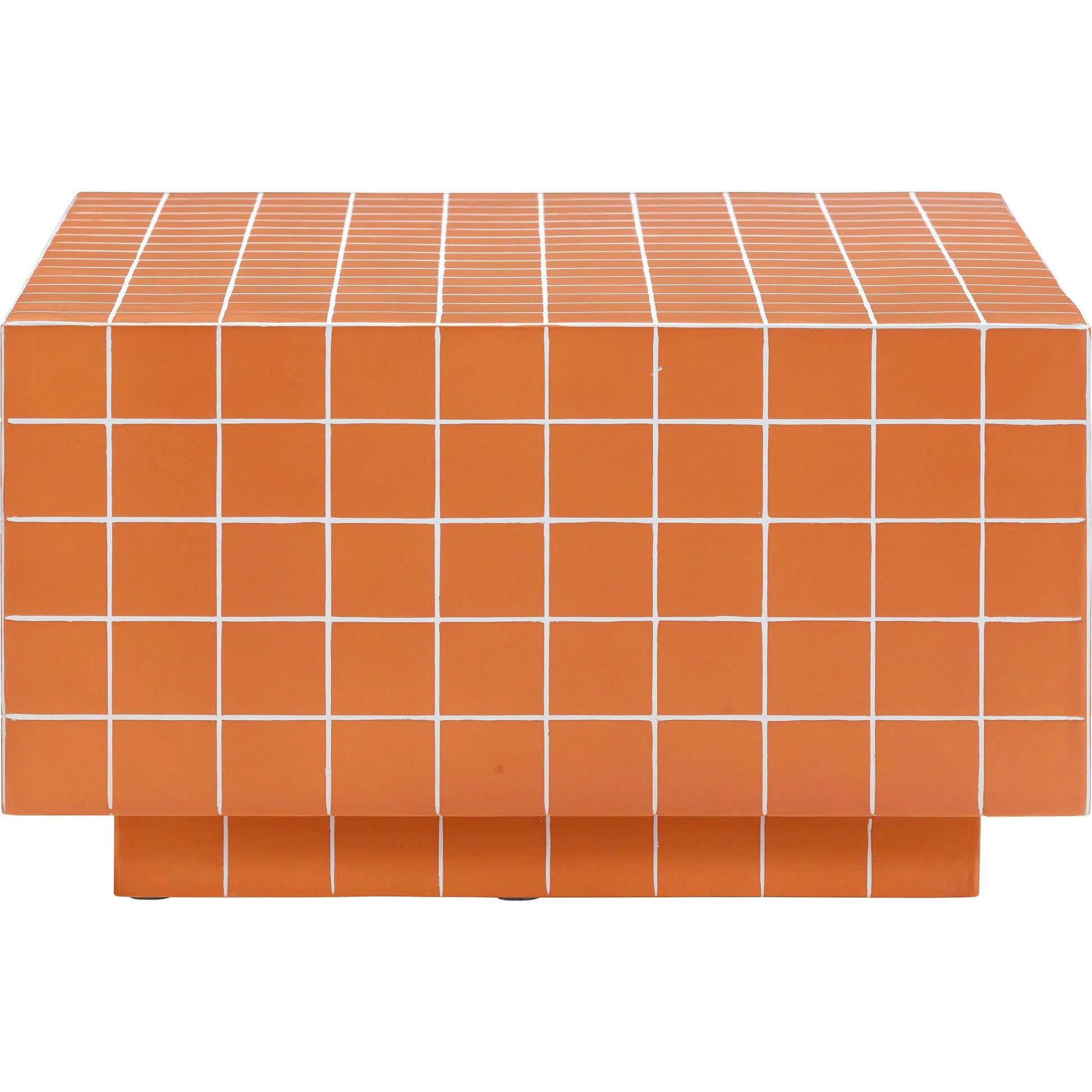 Mixie Tile Indoor / Outdoor Coffee Table by TOV Furniture. Made from concrete in a eclectic & global style.