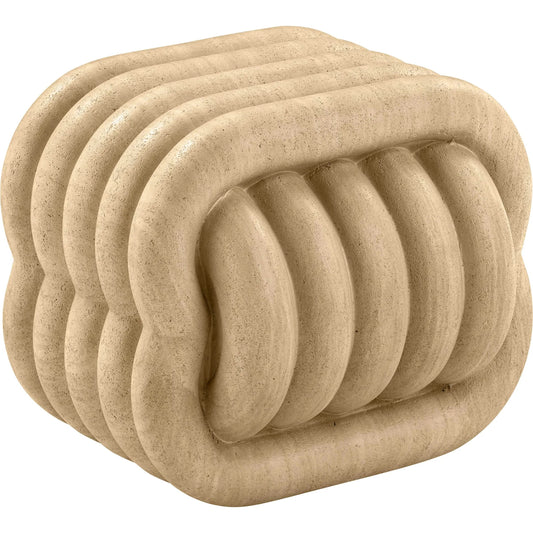 Love Knot Accent Stool by TOV Furniture. Made from concrete in a unique style.