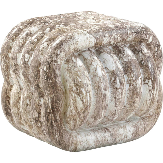 Love Knot Accent Stool by TOV Furniture. Made from concrete in a unique style.