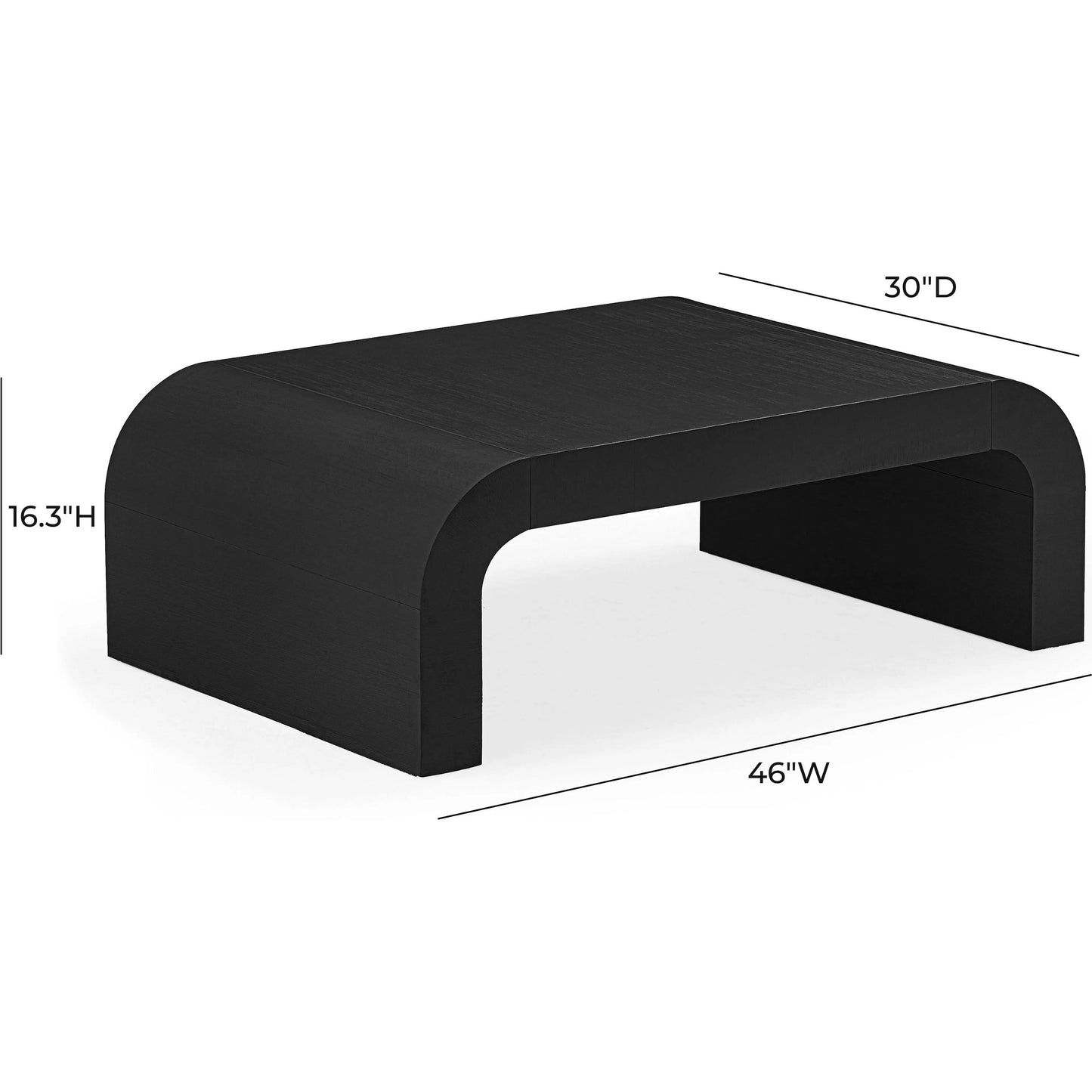 009 SI-2320910 | Additional Silo | Hump Coffee Table by TOV Furniture. Made from mdf, veneer, wood in a transitional style.