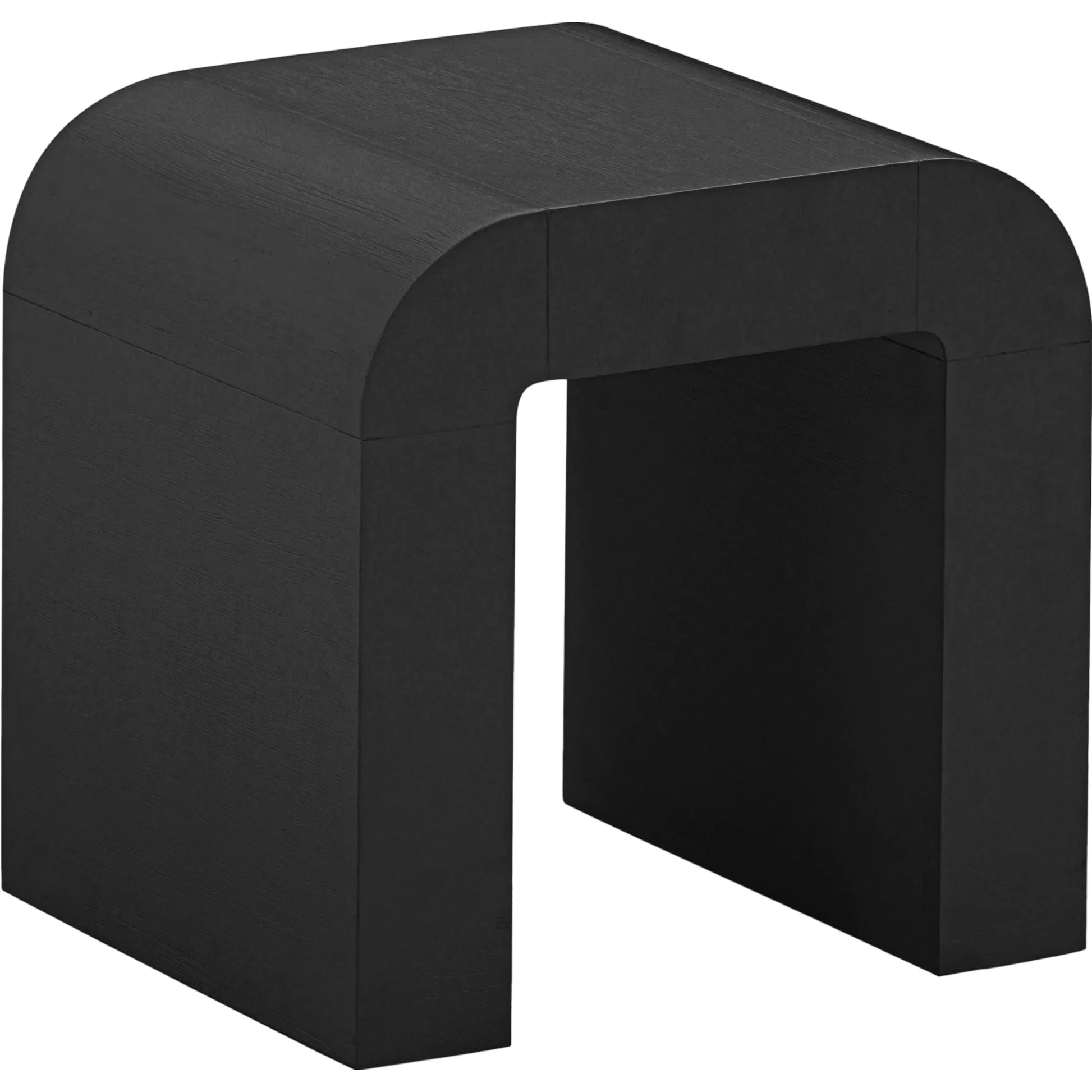 Hump Side Table by TOV Furniture. Made from mdf, veneer, wood in a transitional style.