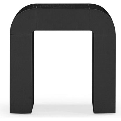 Hump Side Table by TOV Furniture. Made from mdf, veneer, wood in a transitional style.