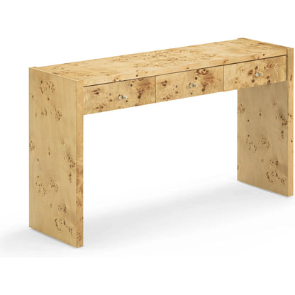 Brandyss Burl Console Table by TOV Furniture. Made from mdf, plywood, veneer in a modern style.