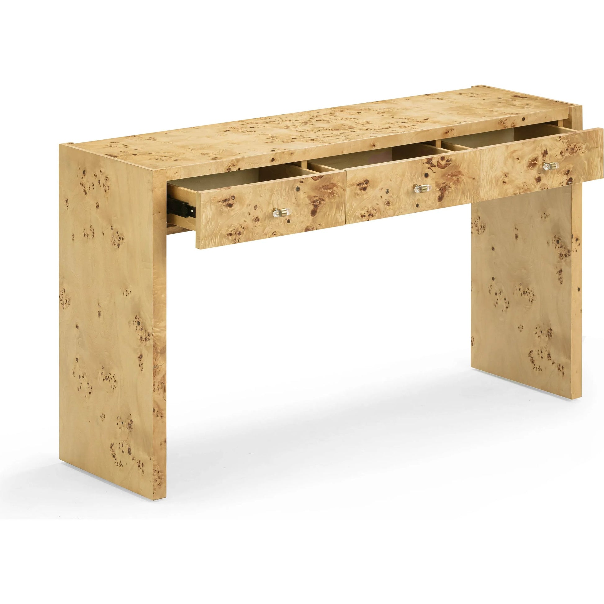 Brandyss Burl Console Table by TOV Furniture. Made from mdf, plywood, veneer in a modern style.