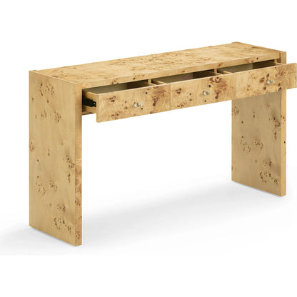 Brandyss Burl Console Table by TOV Furniture. Made from mdf, plywood, veneer in a modern style.