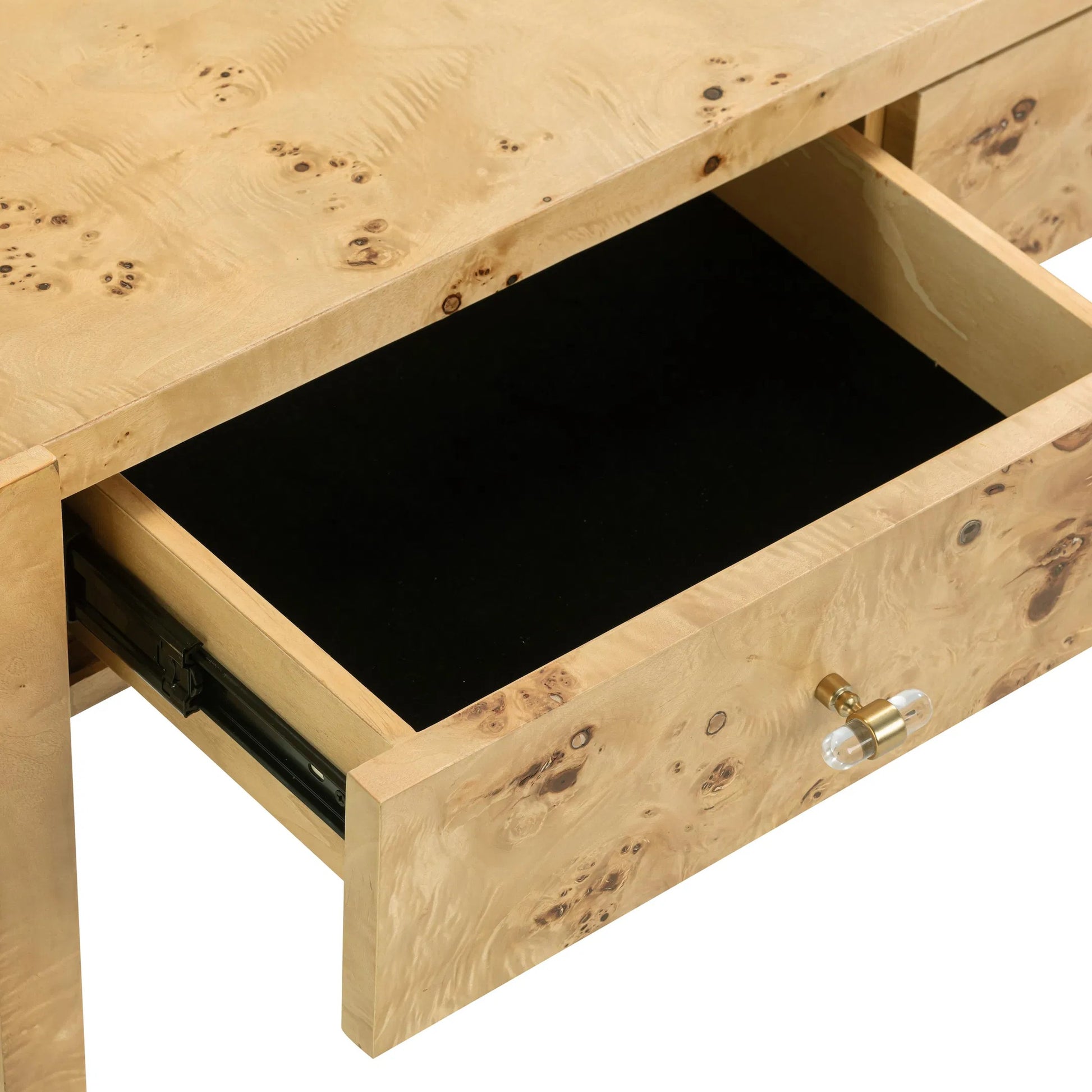 Brandyss Burl Console Table by TOV Furniture. Made from mdf, plywood, veneer in a modern style.