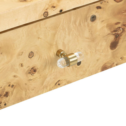 Brandyss Burl Console Table by TOV Furniture. Made from mdf, plywood, veneer in a modern style.