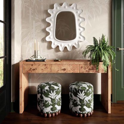 Brandyss Burl Console Table by TOV Furniture. Made from mdf, plywood, veneer in a modern style.