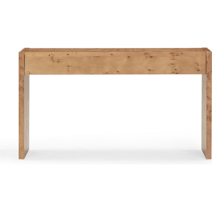 Brandyss Burl Console Table by TOV Furniture. Made from mdf, plywood, veneer in a modern style.