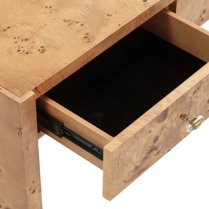 Brandyss Burl Console Table by TOV Furniture. Made from mdf, plywood, veneer in a modern style.