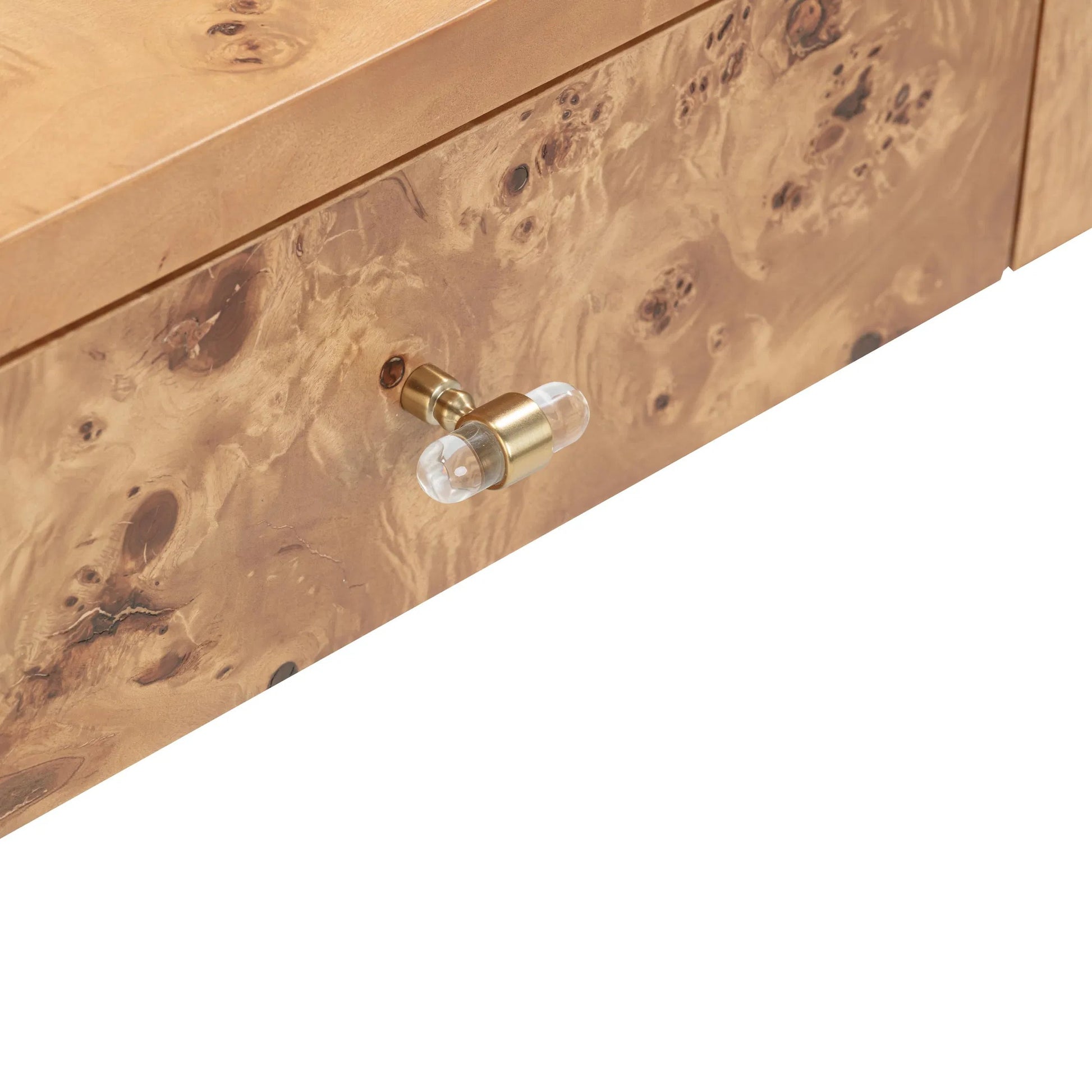 Brandyss Burl Console Table by TOV Furniture. Made from mdf, plywood, veneer in a modern style.