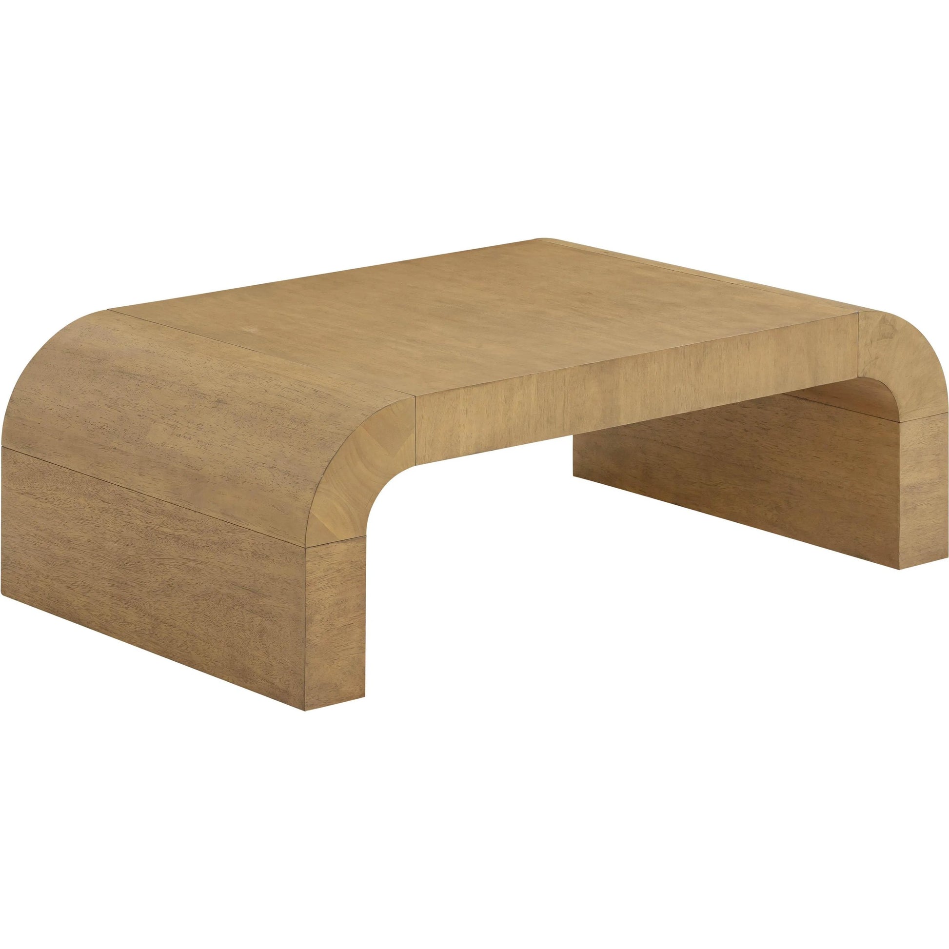 Hump Coffee Table by TOV Furniture. Made from mdf, veneer, wood in a transitional style.
