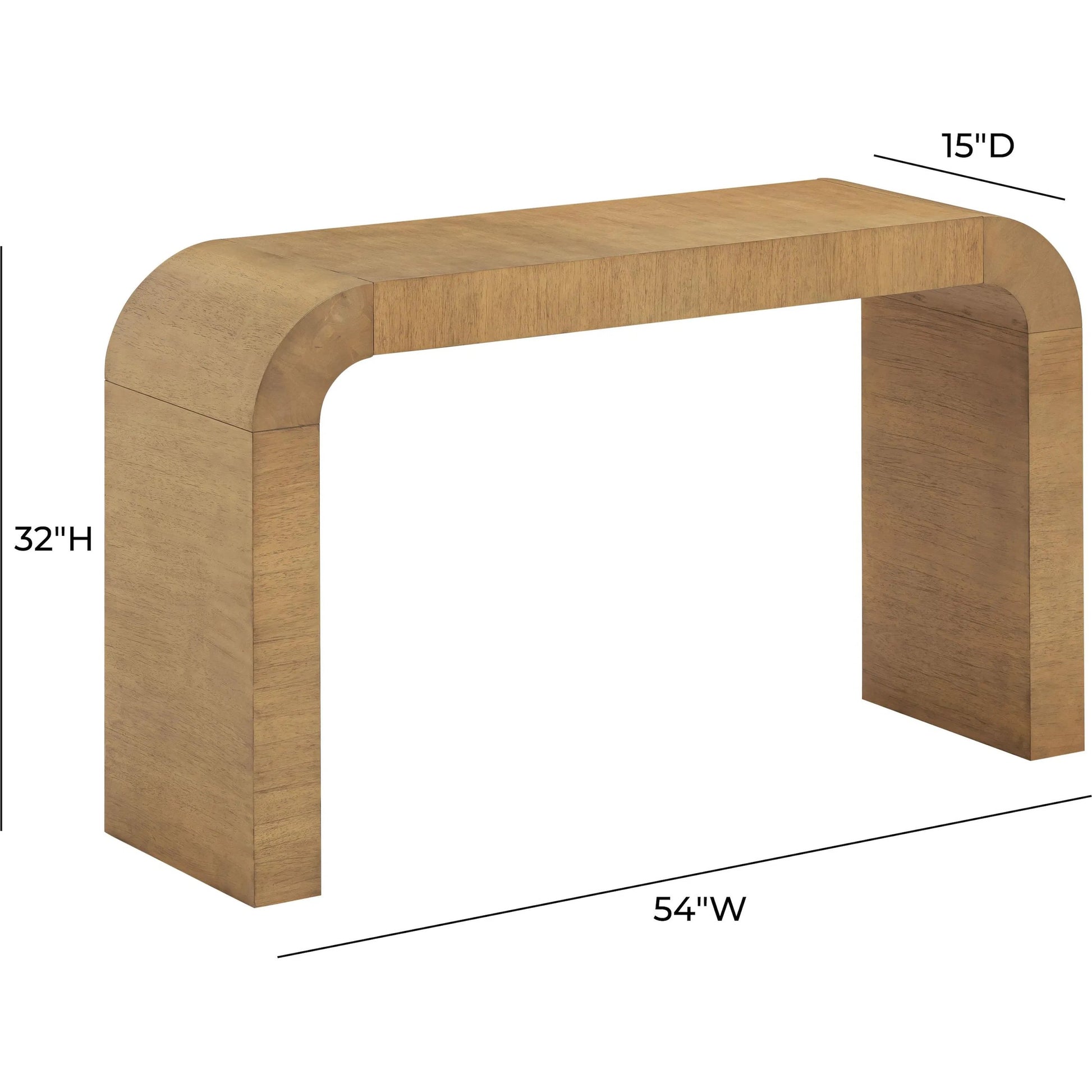 Hump Console Table by TOV Furniture. Made from unique in a modern style.