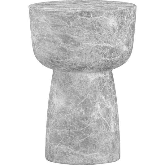 Charra Indoor/Outdoor Side Table by TOV Furniture. Made from concrete in a unique style.