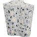 Slab Terrazzo Indoor/Outdoor Side Table by TOV Furniture. Made from concrete, stone in a modern style.