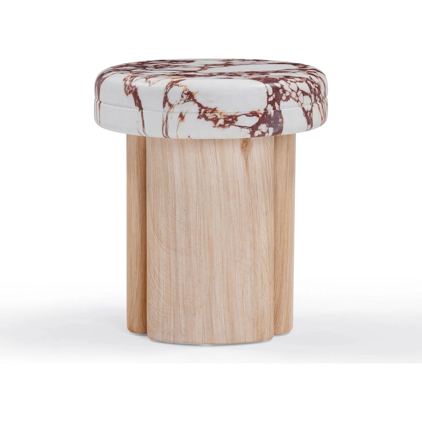 006 SI-2356355 | Additional Silo | Sheila Textured Concrete Outdoor Side Table by TOV Furniture. Made from concrete in a transitional style.