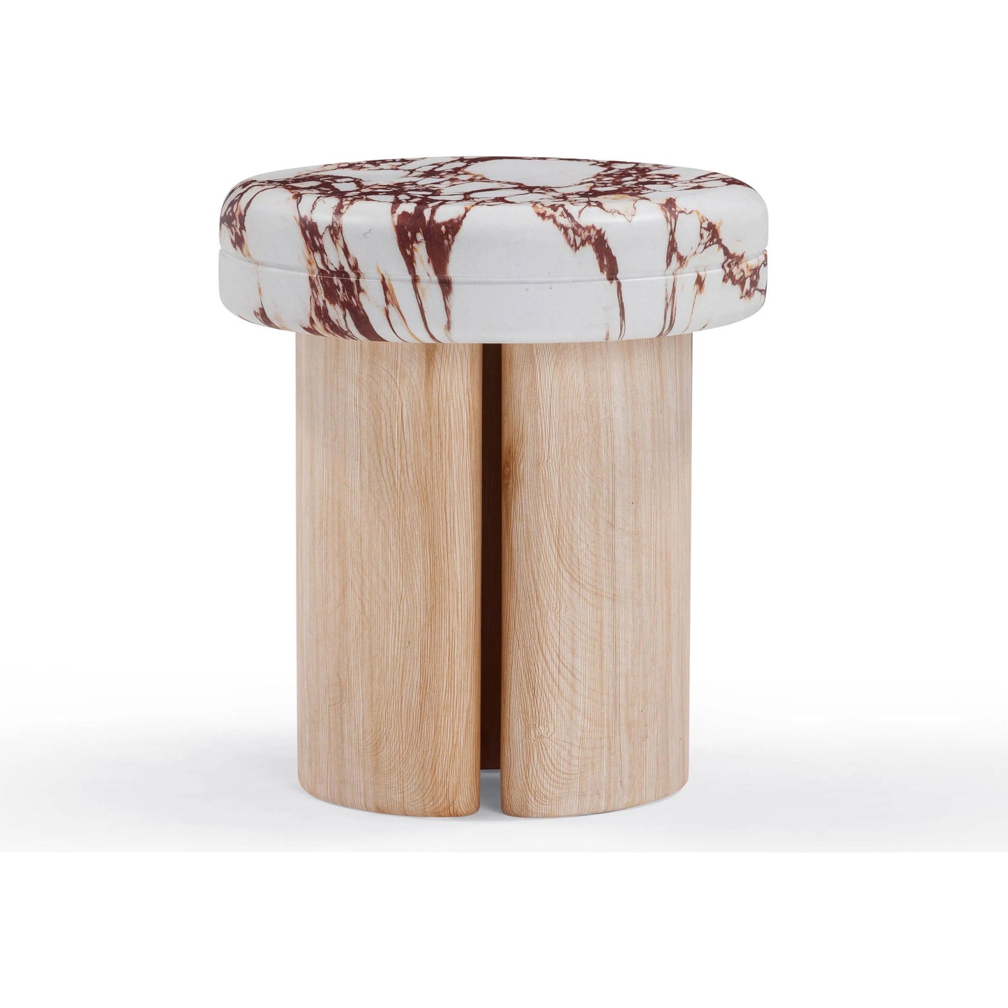 007 SI-2356355 | Additional Silo | Sheila Textured Concrete Outdoor Side Table by TOV Furniture. Made from concrete in a transitional style.