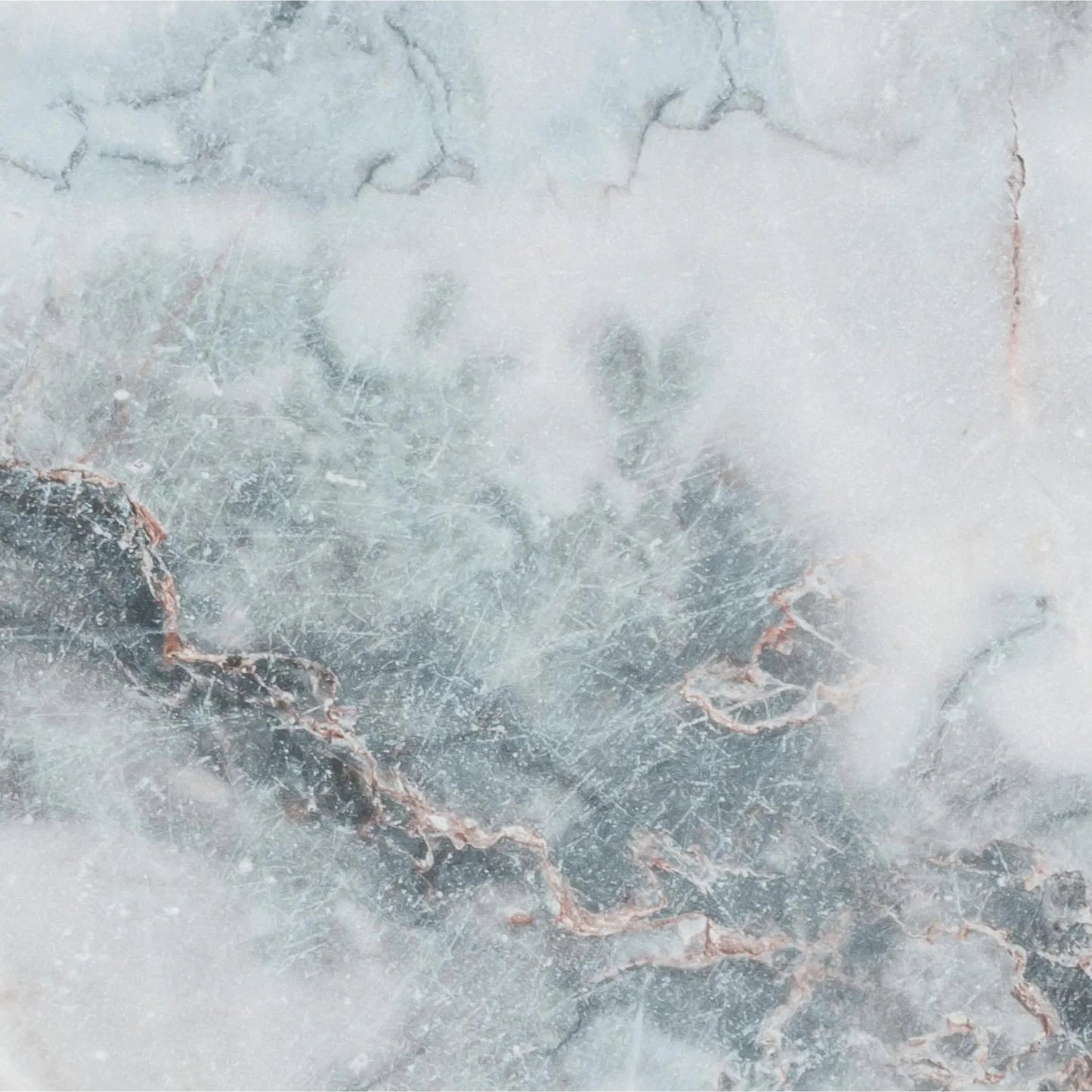 007 SI-2356404 | Closeup | Zara Aegean Marble Indoor / Outdoor Side Table by TOV Furniture in blue, white. Made from concrete in a modern style.