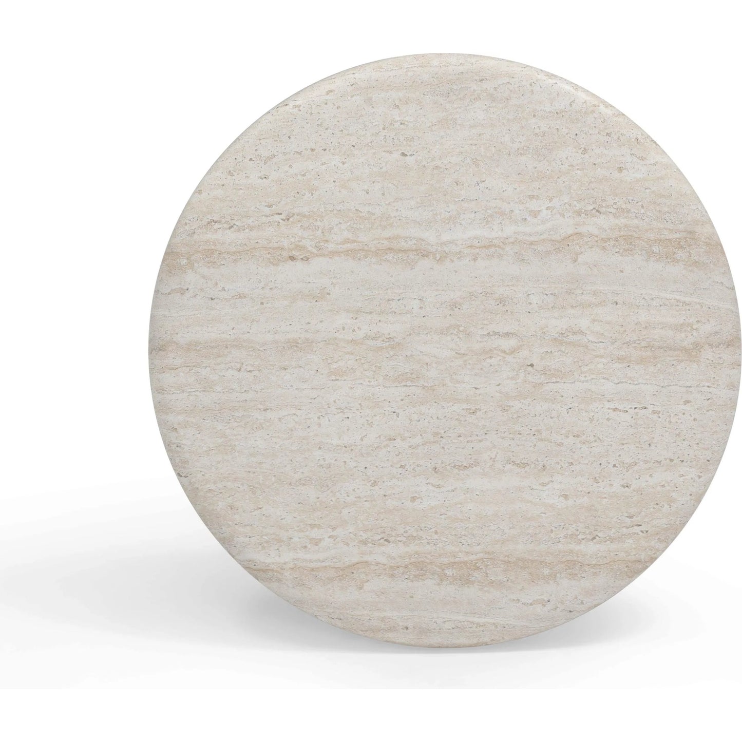 003 SI-2439916 | Additional Silo | Cynthia Concrete Indoor / Outdoor Side Table by TOV Furniture in brown, travertine. Made from concrete in a transitional style.