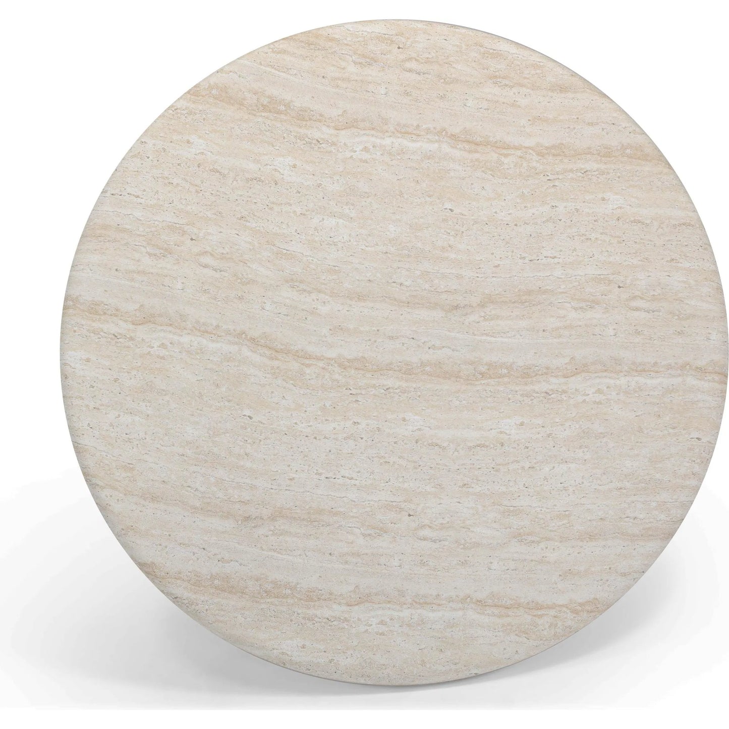 002 SI-2439915 | Additional Silo | Cynthia Concrete Indoor / Outdoor Coffee Table by TOV Furniture in brown, travertine. Made from concrete in a transitional style.