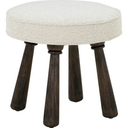 Pookie Boucle Stool by TOV Furniture. Made from unique in a transitional style.
