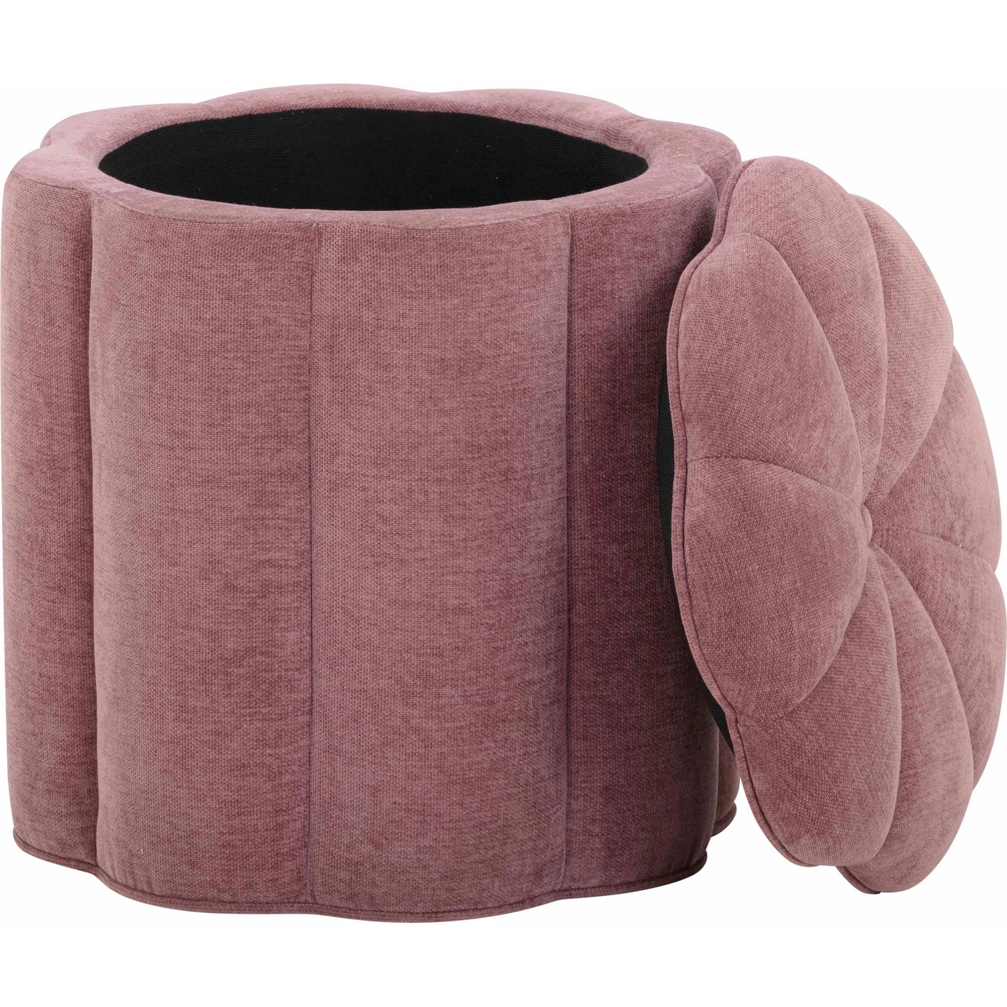 005 SI-2527403 | Additional Silo | Fleur Textured Velvet Storage Ottoman by TOV Furniture. Made from fabric, plywood in a unique style.