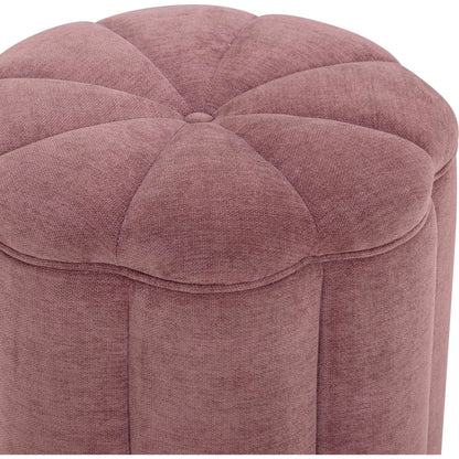 Fleur Textured Velvet Storage Ottoman by TOV Furniture. Made from fabric, plywood in a unique style.