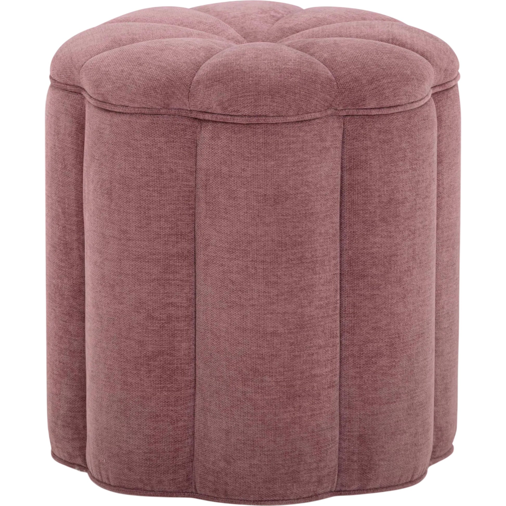 Fleur Textured Velvet Storage Ottoman by TOV Furniture. Made from fabric, plywood in a unique style.