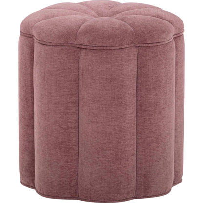 Fleur Textured Velvet Storage Ottoman by TOV Furniture. Made from fabric, plywood in a unique style.