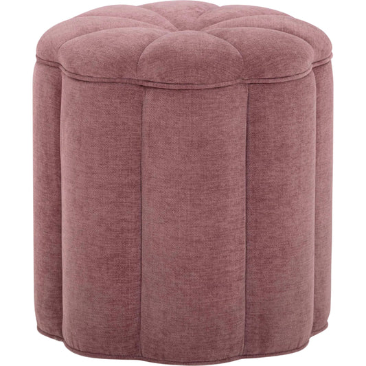 Fleur Textured Velvet Storage Ottoman by TOV Furniture. Made from fabric, plywood in a unique style.