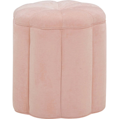 Fleur Textured Velvet Storage Ottoman by TOV Furniture. Made from fabric, plywood in a unique style.