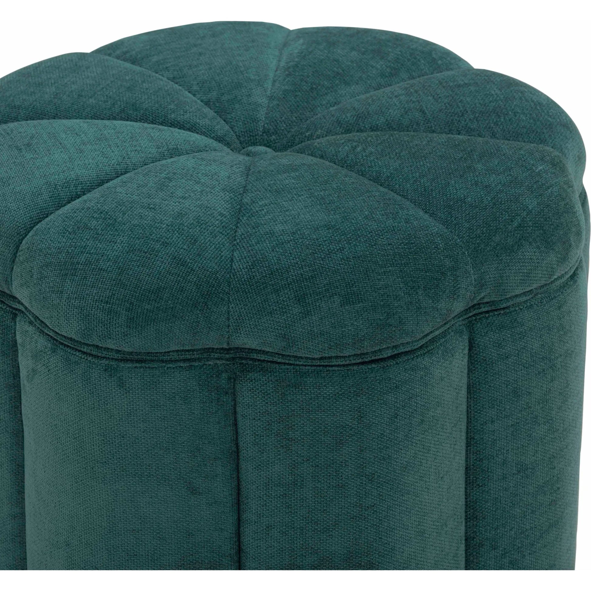 Fleur Textured Velvet Storage Ottoman by TOV Furniture. Made from fabric, plywood in a unique style.
