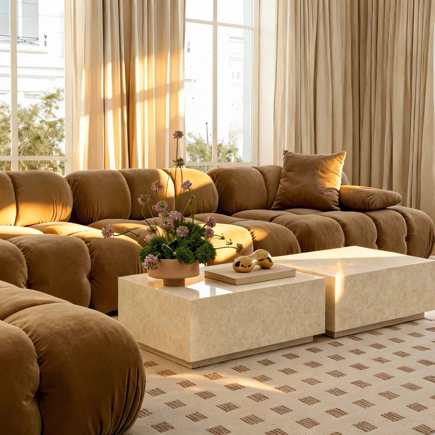 013 SI-2454368 | Lifestyle | Romy Coffee Table by TOV Furniture. Made from mdf, melamine in a unique style.